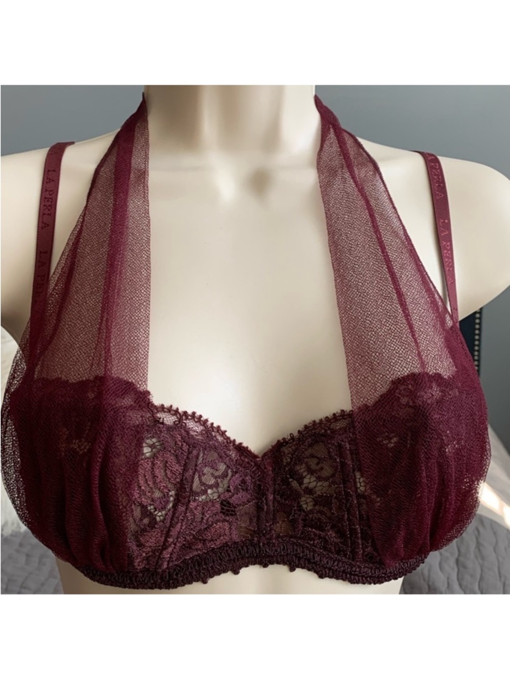 La Perla Burgundy/Wine Maharani Bra